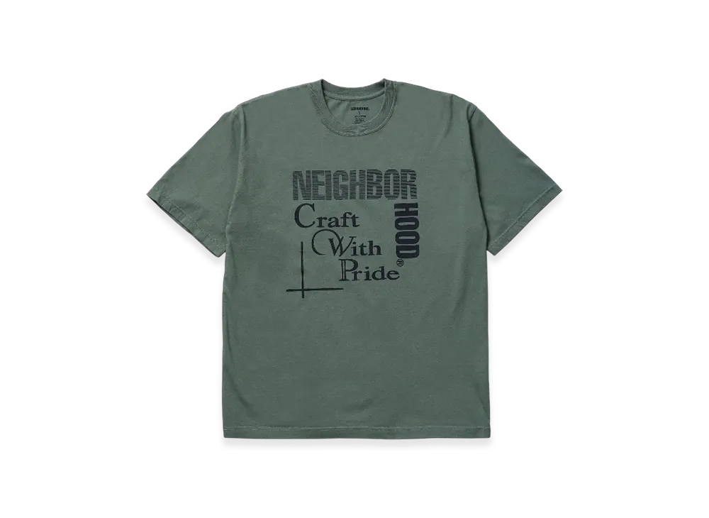 NEIGHBORHOOD OT 251 Spot . Tee SS-5 "Olive Drab"