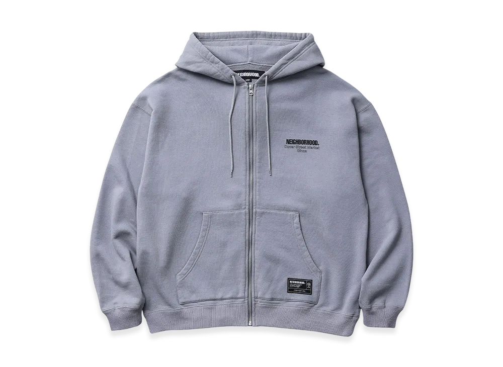 NEIGHBORHOOD x Dover Street Market Ginza Sweat Zip Hoodie L/S "Gray"