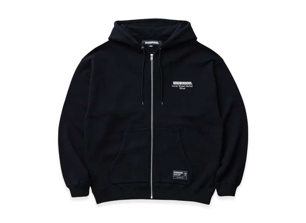 NEIGHBORHOOD x Dover Street Market Ginza Sweat Zip Hoodie L/S "Black"