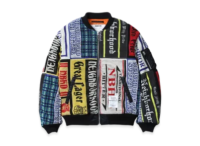 NEIGHBORHOOD MA-1 Flight Jacket Full Custom "Black"