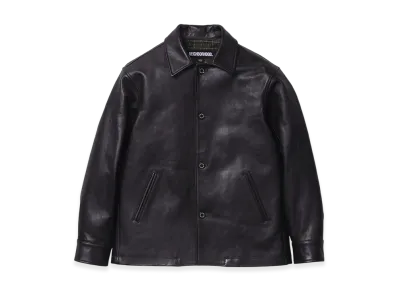 NEIGHBORHOOD Leather Car Coat "Brown"