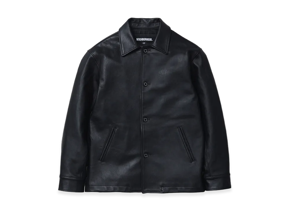 NEIGHBORHOOD Leather Car Coat 