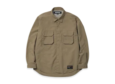 NEIGHBORHOOD Ventilation Field Shirt LS "Beige"