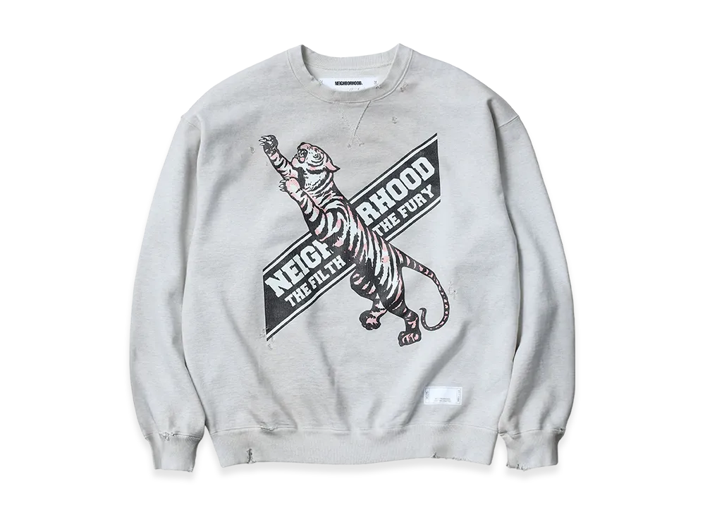 NEIGHBORHOOD Savage Sweat Shirt LS "Oatmeal"