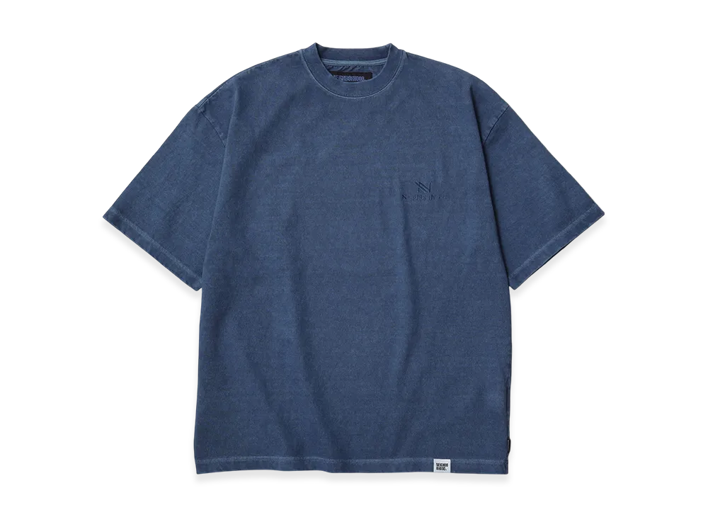 NEIGHBORHOOD Pigment Dyed Crewneck SS "Navy"