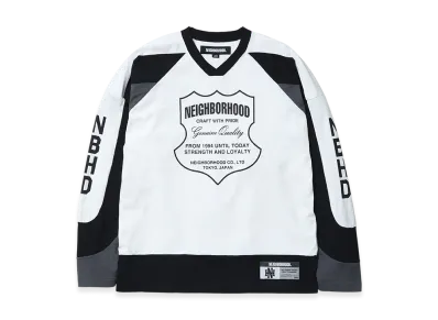 NEIGHBORHOOD Hockey Shirt LS "White"