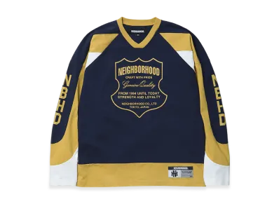 NEIGHBORHOOD Hockey Shirt LS "Navy"