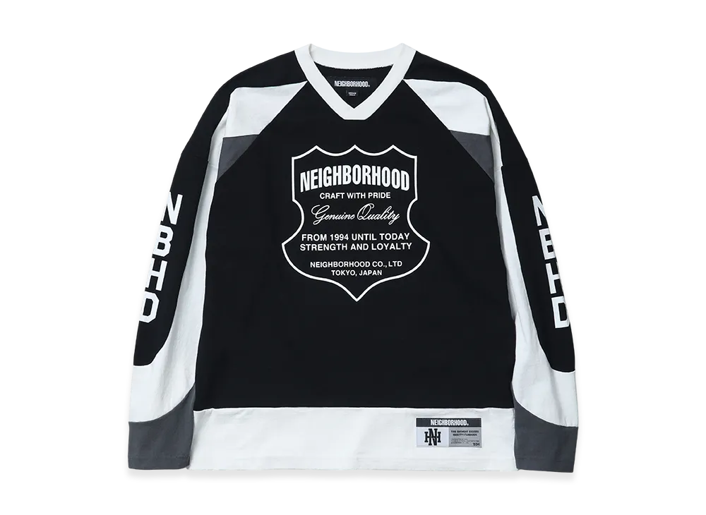 NEIGHBORHOOD Hockey Shirt LS "Black"