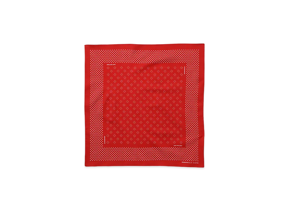 NEIGHBORHOOD Dot Pattern Bandana "Red"