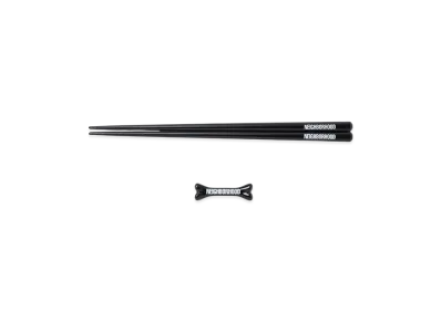 NEIGHBORHOOD Chopsticks & Chopstick Rest Set "Black"