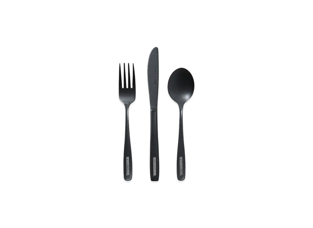 NEIGHBORHOOD CI Cutlery Set "Black"