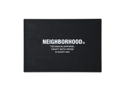 NEIGHBORHOOD Logo Bar Mat "Black"