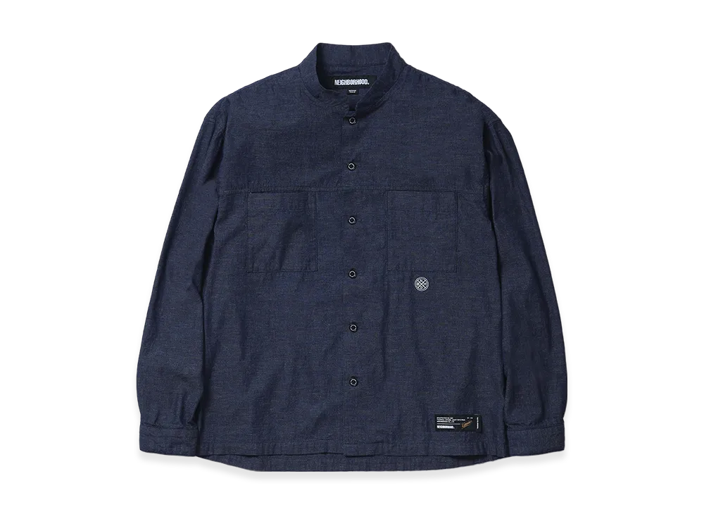 NEIGHBORHOOD KF Shirt LS "Indigo"