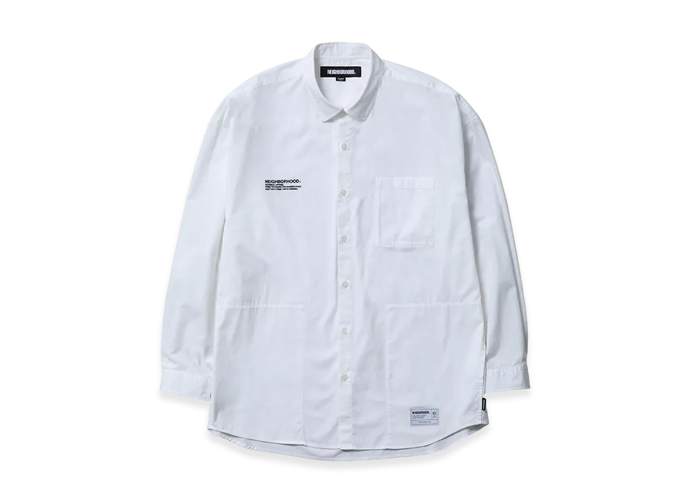 NEIGHBORHOOD Over Shirt LS "White"