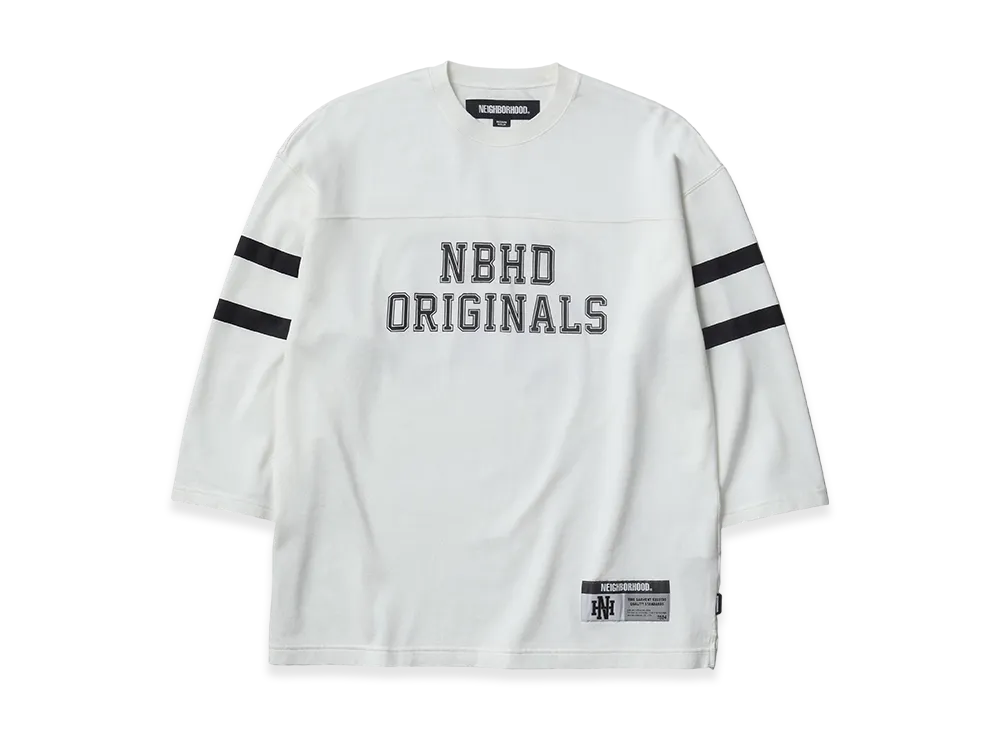 NEIGHBORHOOD Football Shirt LS "White"