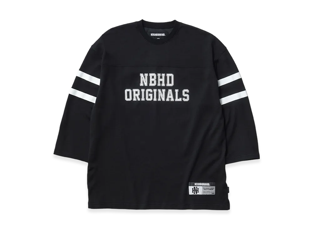 NEIGHBORHOOD Football Shirt LS "Black"