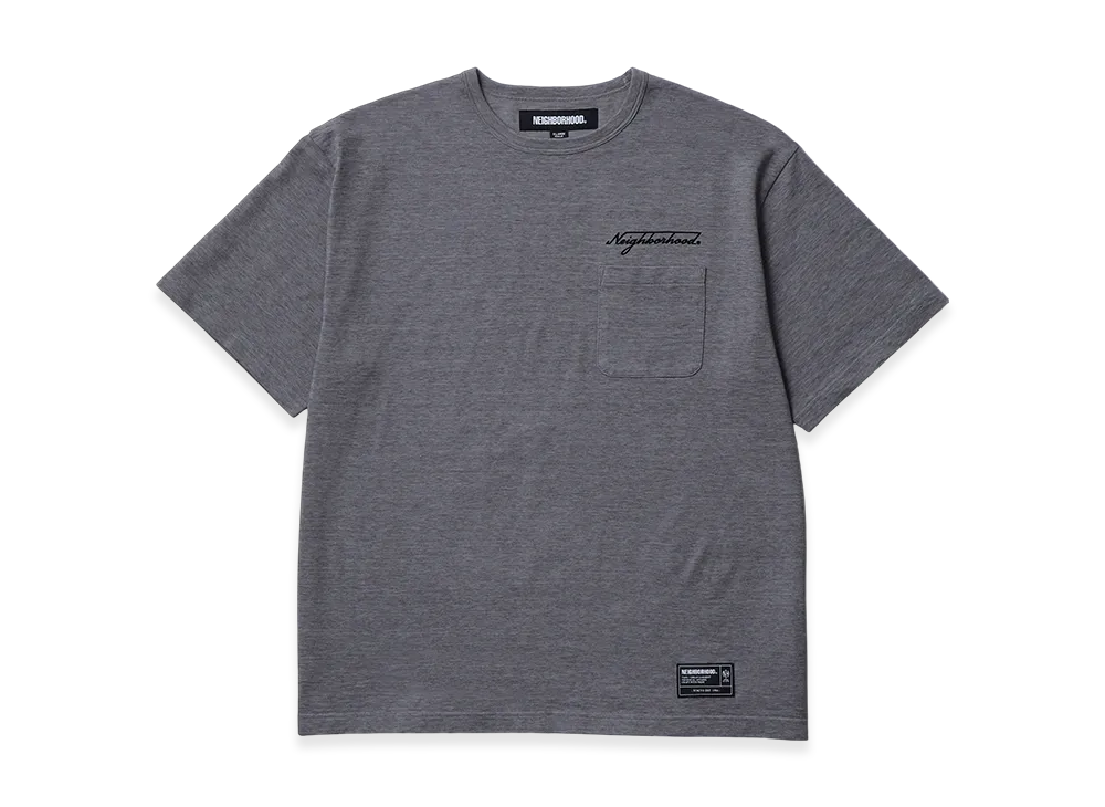 NEIGHBORHOOD Heather Fabric Crewneck SS "Gray"