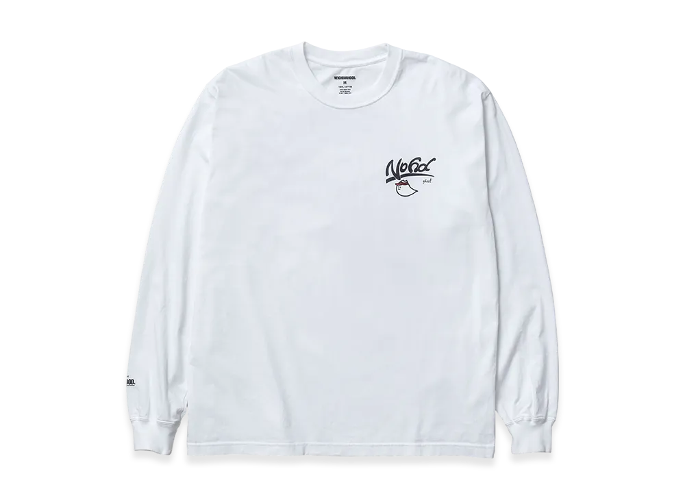 NEIGHBORHOOD NH . Tee LS-10 "White"