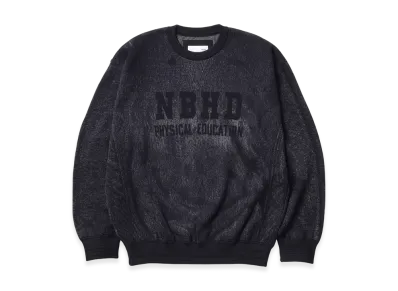 NEIGHBORHOOD x TOLQ Sweat Shirt Pattern Sweater "Black"