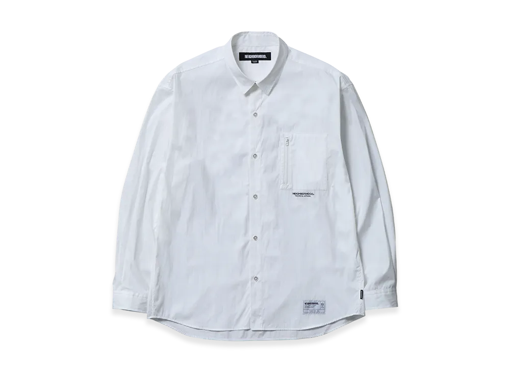 NEIGHBORHOOD Plain Shirt LS "White"