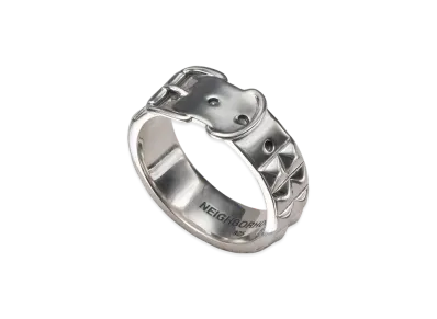 NEIGHBORHOOD Silver Studs Belt Ring "Silver"