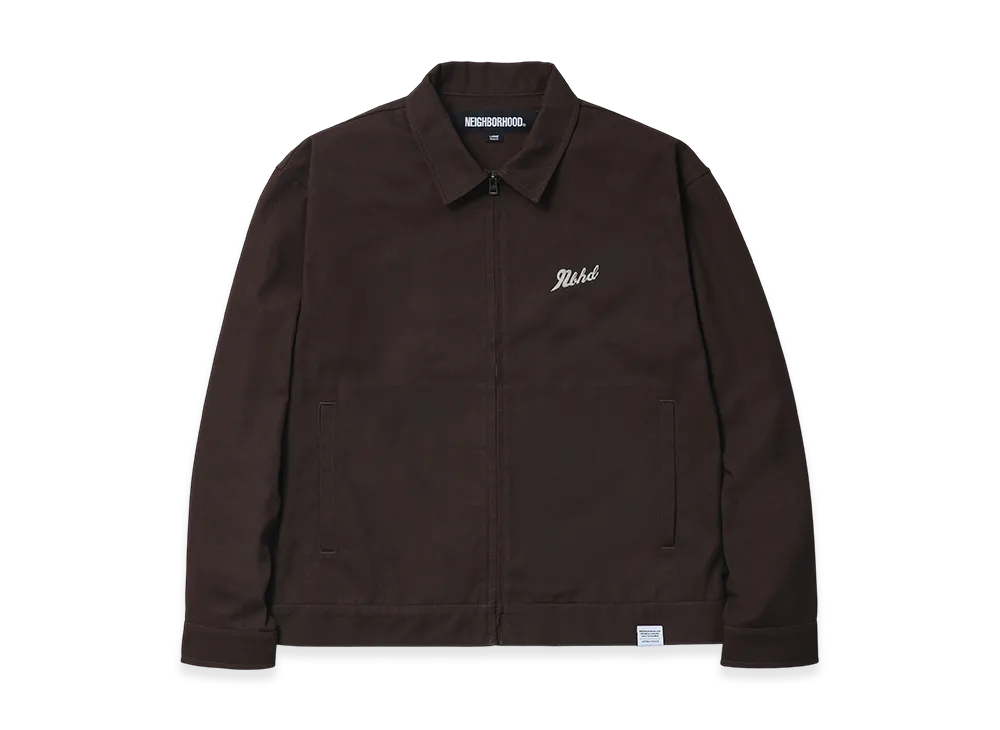 NEIGHBORHOOD Zip Work Jacket "Black"