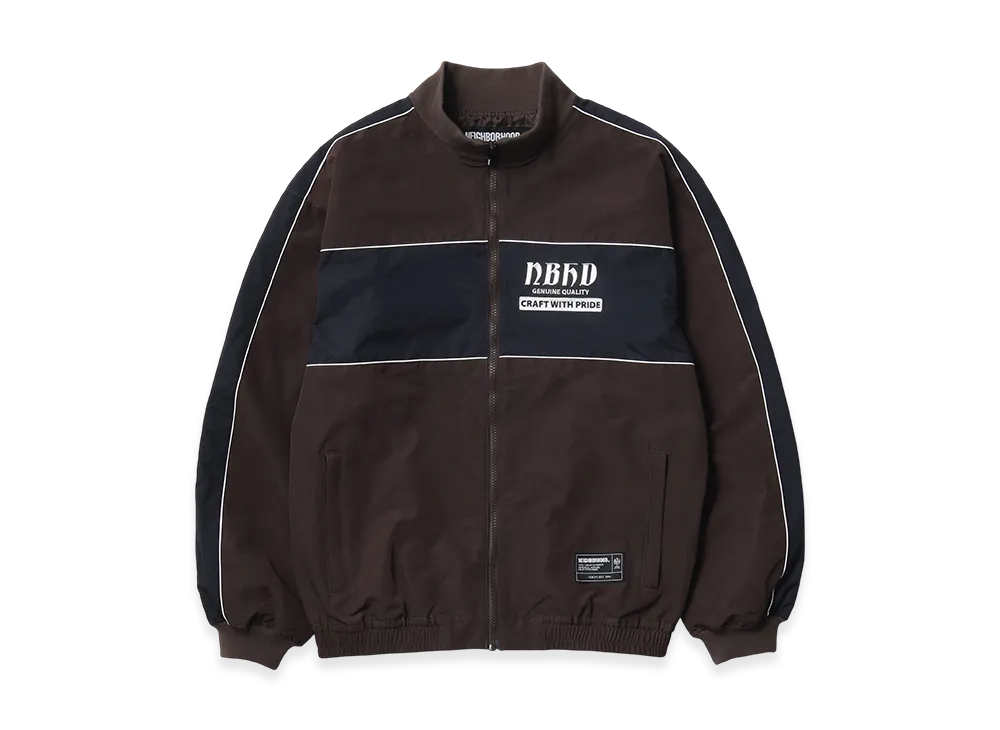 NEIGHBORHOOD Bicolor Track Jacket "Brown"