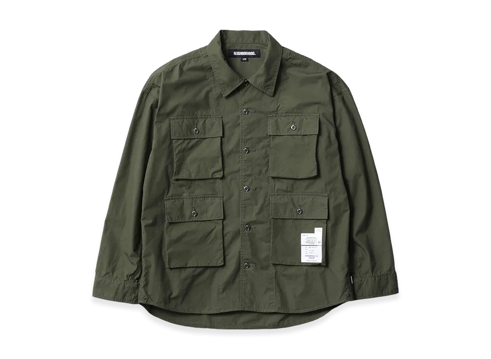 NEIGHBORHOOD Utility Shirt LS "Olive Drab"