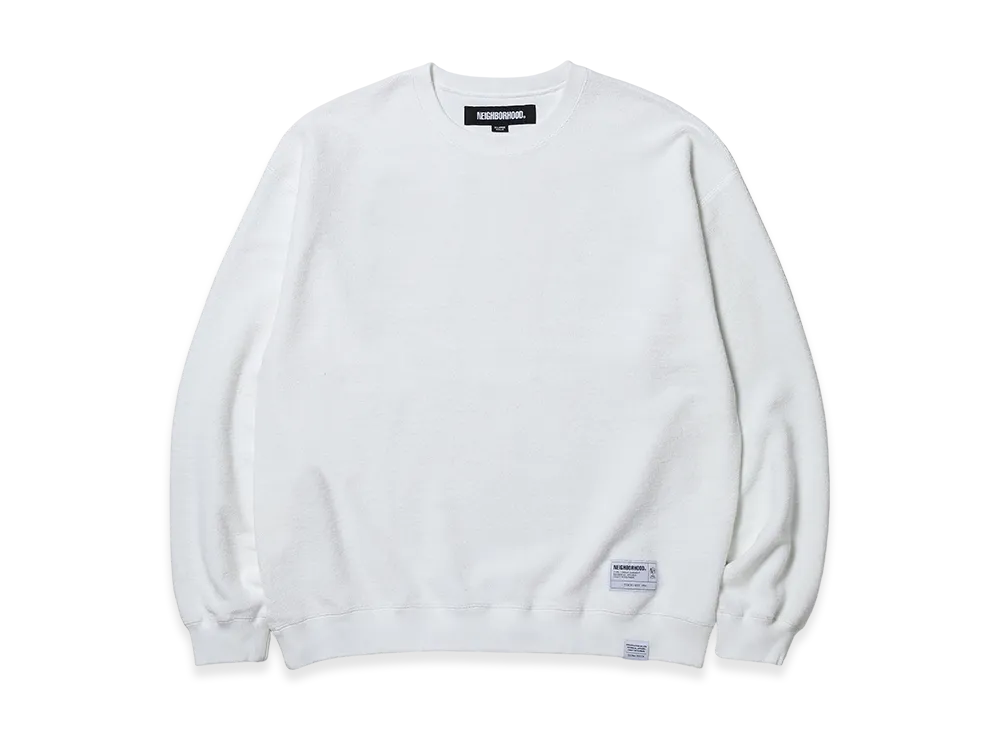 NEIGHBORHOOD Reversible Sweat Shirt LS "White"