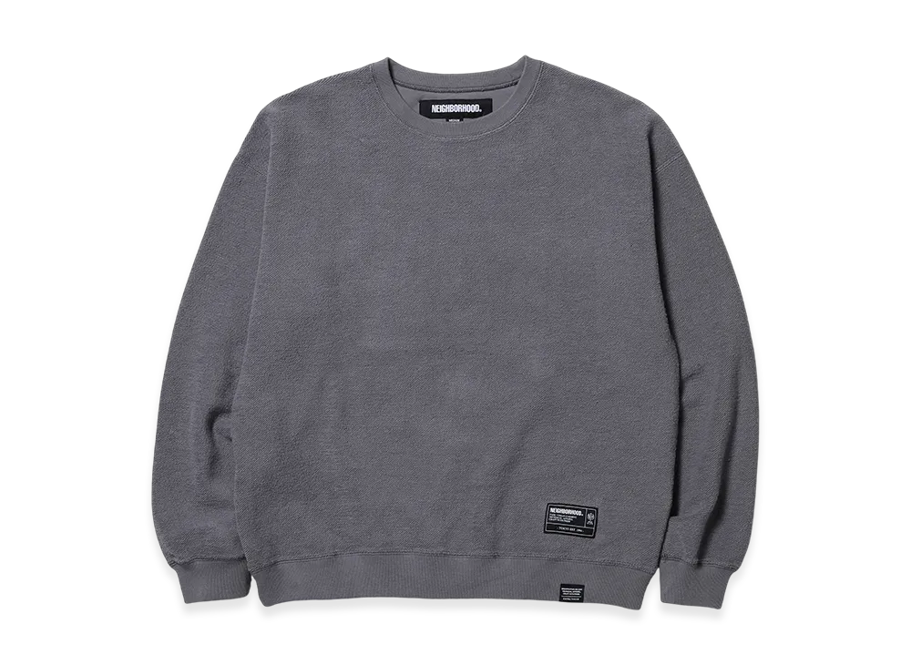 NEIGHBORHOOD Reversible Sweat Shirt LS "Gray"