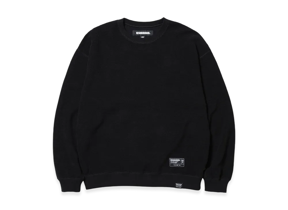 NEIGHBORHOOD Reversible Sweat Shirt LS "Black"