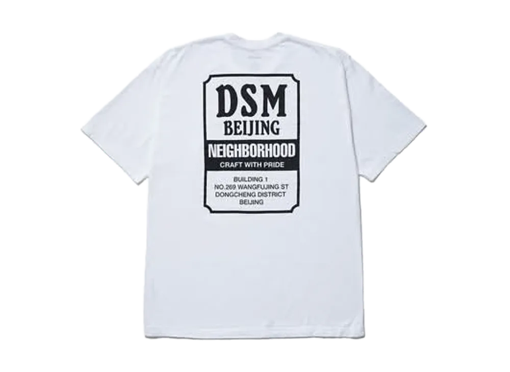 NEIGHBORHOOD x Dover Street Market Beijing SS T-Shirt "White"