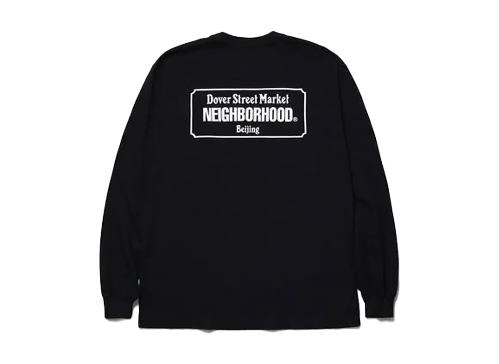 NEIGHBORHOOD x Dover Street Market Beijing LS T-Shirt "Black"