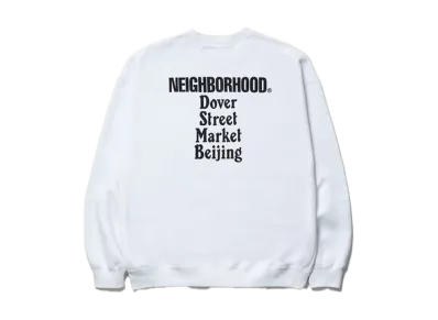 NEIGHBORHOOD x Dover Street Market Beijing Sweat Shirt "White"