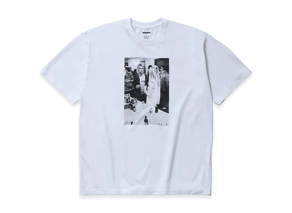 NEIGHBORHOOD x Charles Peterson Tee SS-2 "White"