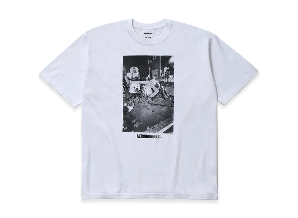 NEIGHBORHOOD x Charles Peterson Tee SS-3 "White"