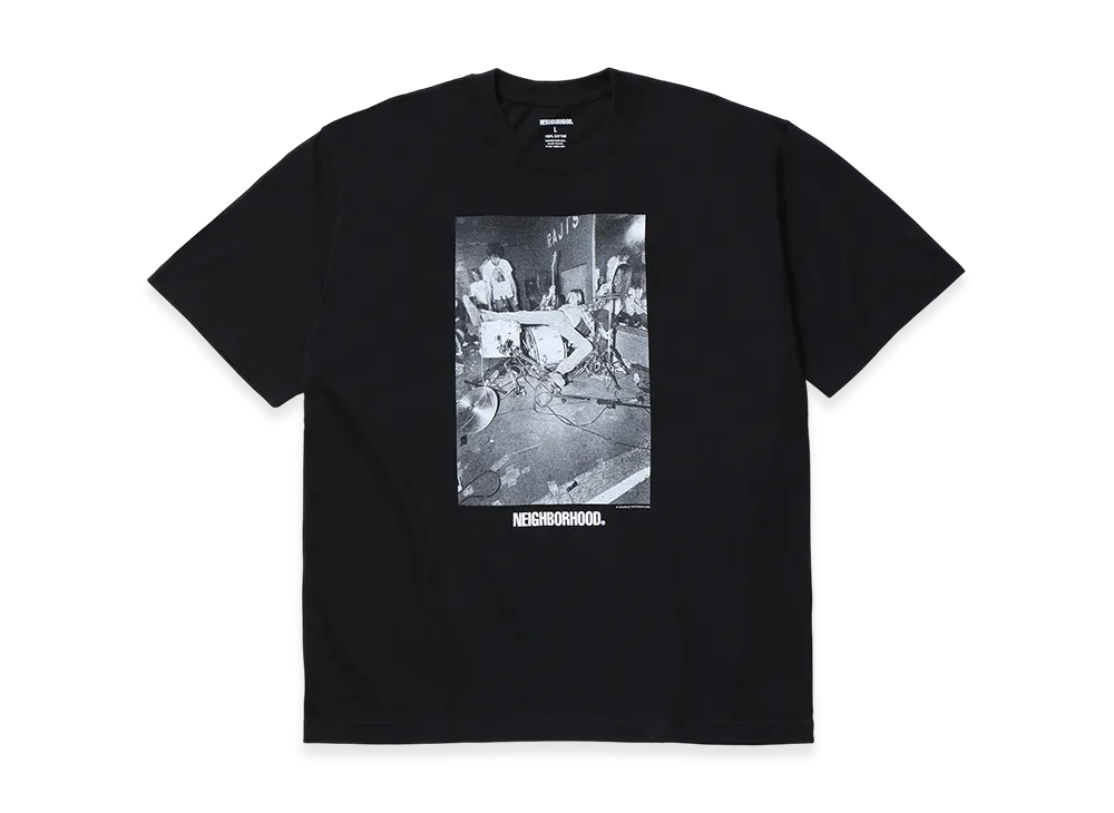 NEIGHBORHOOD x Charles Peterson Tee SS-3 "Black"