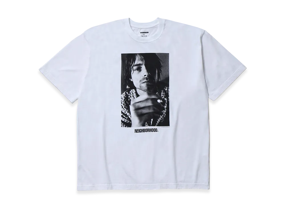 NEIGHBORHOOD x Charles Peterson Tee SS-4 "White"
