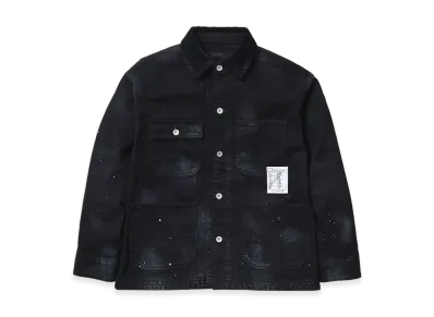 NEIGHBORHOOD BW . Washed Coverall Jacket "Black"
