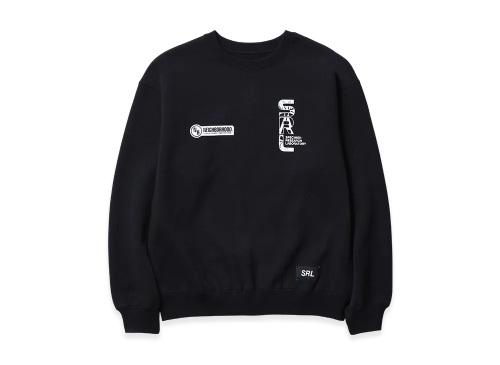 NEIGHBORHOOD SRL . Sweat Shirt LS "Black"