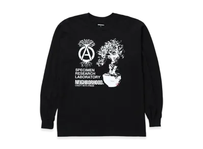 NEIGHBORHOOD SRL . Tee LS-1 "Black"