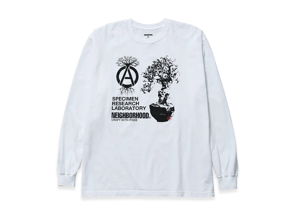 NEIGHBORHOOD SRL . Tee LS-1 "White"