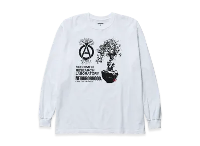 NEIGHBORHOOD SRL . Tee LS-1 "White"