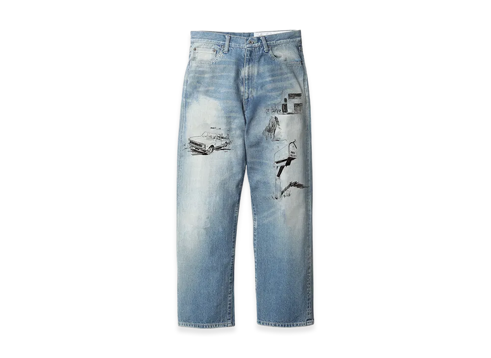 NEIGHBORHOOD x One Of These Days Washed Dp Basic Denim Pants "Indigo"