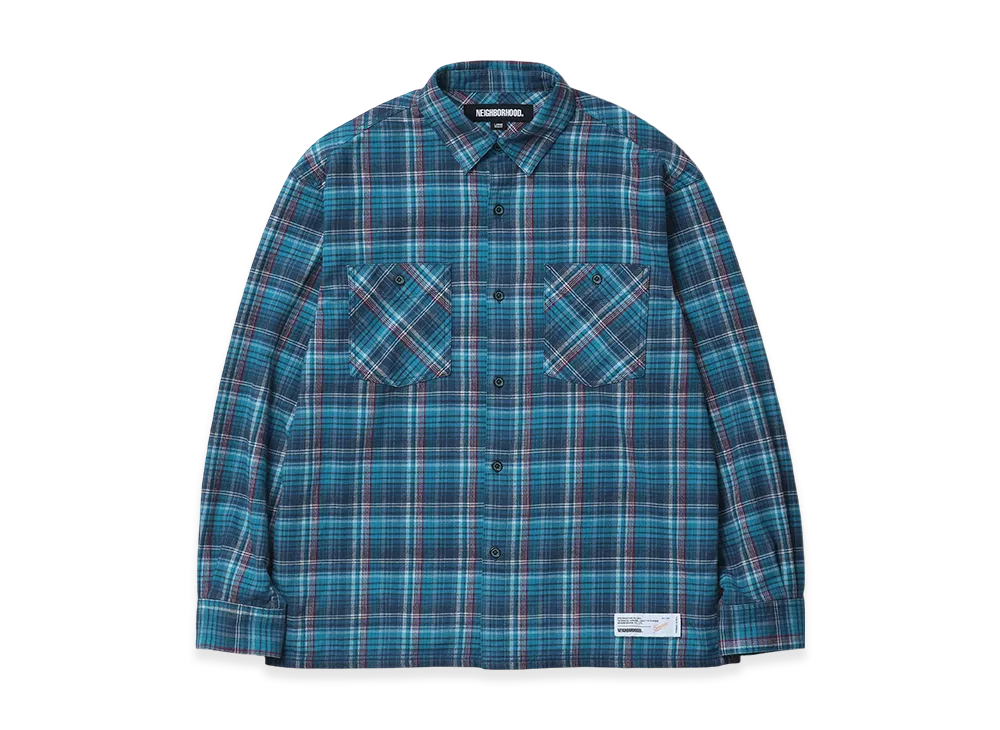NEIGHBORHOOD Clan Tartan Check Shirt LS "Green"