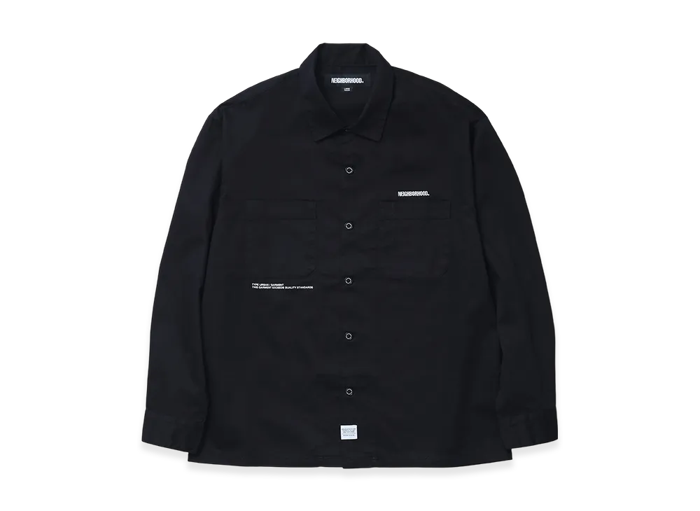 NEIGHBORHOOD Classic Work Shirt LS "Black"