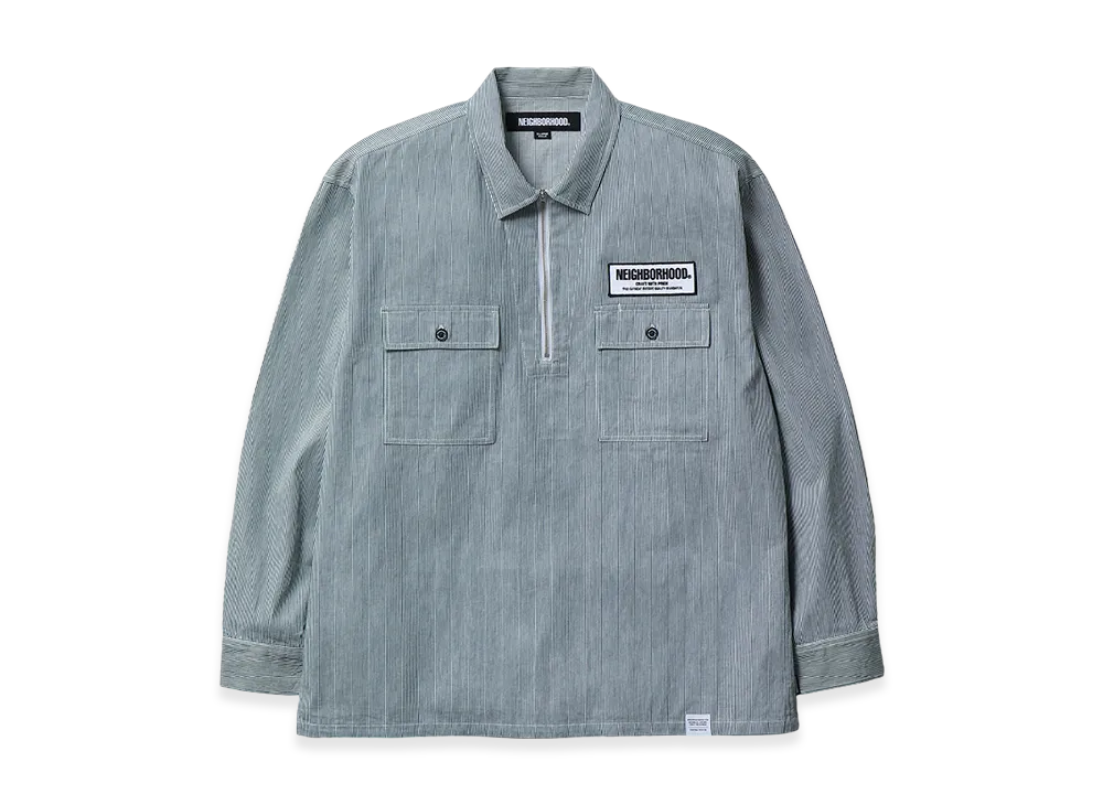 NEIGHBORHOOD Classic Work Pullover Shirt LS "Green"