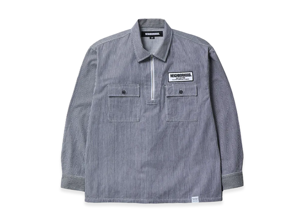 NEIGHBORHOOD Classic Work Pullover Shirt LS "Indigo"