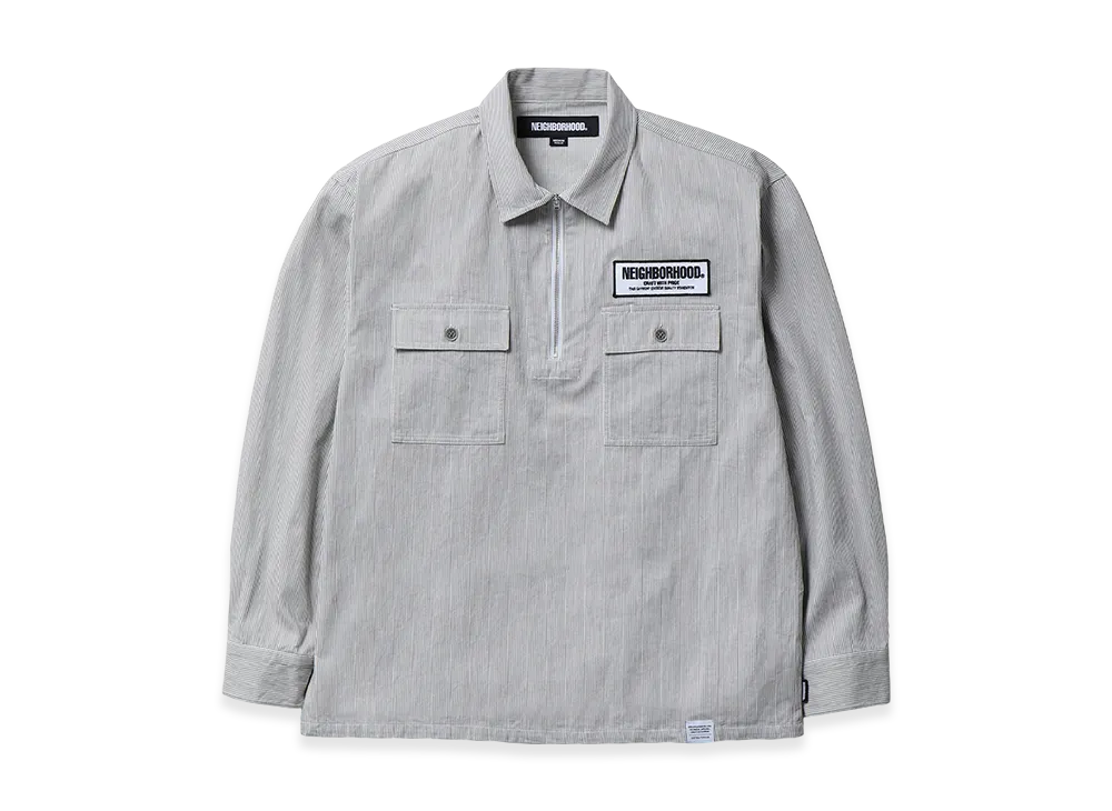 NEIGHBORHOOD Classic Work Pullover Shirt LS "Beige"
