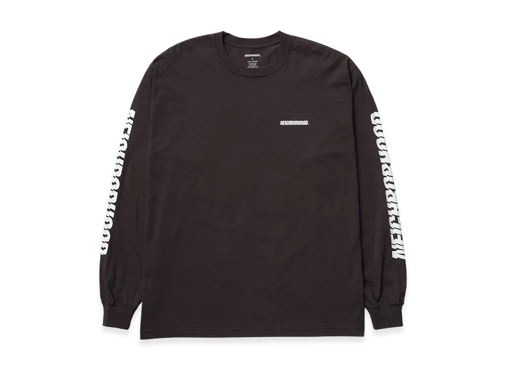NEIGHBORHOOD NH . Tee LS-1 "Brown"